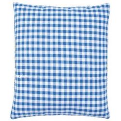 Kussenrug met rits - blauwe ruit Vervaco PN-0154659