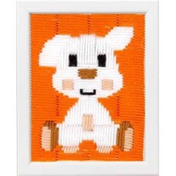 Borduurpakket Spansteekpakket hondje Vervaco PN-0155240