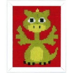Borduurpakket Spansteekpakket draakje Vervaco PN-0155315