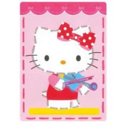 Borduurpakket Borduurkaarten Kitty speelt Muziek - set van 2 Vervaco PN-0157762