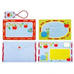 Borduurpakket Borduurkaarten Uitnodiging appels - Vervaco PN-0158513