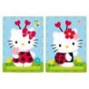 Borduurpakket Borduurkaarten Hello Kitty - set van 2 Vervaco PN-0162181