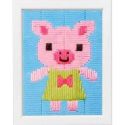 Borduurpakket Spansteekpakket varkentje Vervaco PN-0163442