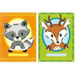 Borduurpakket Borduurkaarten Wasbeer en hert - set van 2 Vervaco PN-0168738