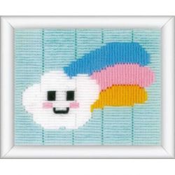 Borduurpakket Spansteekpakket wolkje Vervaco PN-0171940