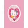 Borduurpakket Wenskaarten Hello Kitty set van 3 Vervaco PN-0174595