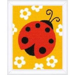 Borduurpakket penelope lieveheersbeestje Vervaco PN-0009703