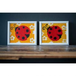 Borduurpakket penelope lieveheersbeestje Vervaco PN-0009703