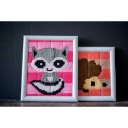 Borduurpakket spansteek wasbeertje Vervaco PN-0172111