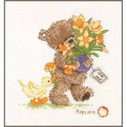 Borduurpakket Popcorn Flowers for you Vervaco PN-0011192