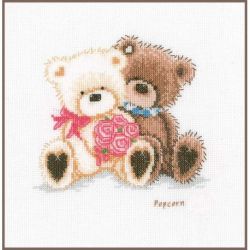 Borduurpakket Popcorn en Coconut Vervaco PN-0011200