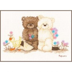 Borduurpakket Popcorn Vrienden Vervaco PN-0011217