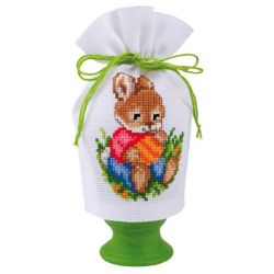 Borduurpakket Eierhoedje kit Pasen Vervaco PN-0013641