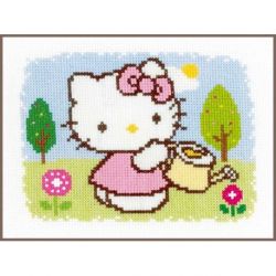 Borduurpakket Hello Kitty Lente Vervaco PN-0148645