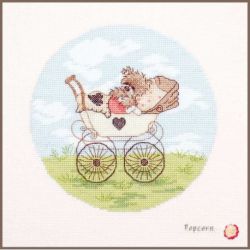 Borduurpakket Popcorn Baby Popcorn Vervaco PN-0011193