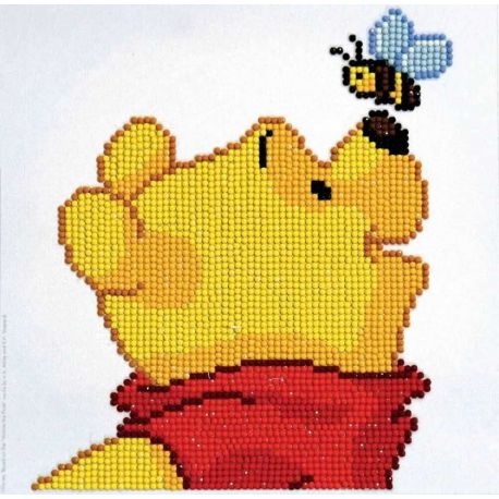 Diamond painting-Disney Pooh with Bee-Camelot Dotz-854300105