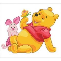 Diamond painting-Disney Pooh with Piglet-Camelot Dotz-854300305