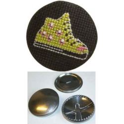 Borduurpakket Converse black PERMIN 02-0124