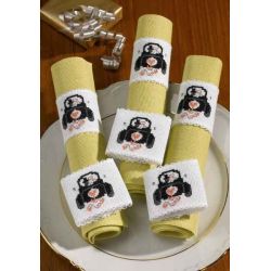 Borduurpakket Servetringen Wedding PERMIN 02-1308