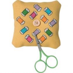 Borduurpakket speldenkussen klosjes Permin 03-0323
