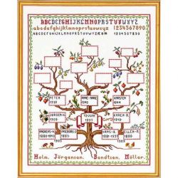 Borduurpakket Stamboom Eva Rosenstand 12-004