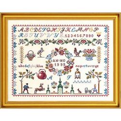 Borduurpakket Merklap 1999 Eva Rosenstand 12-007