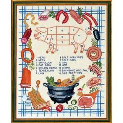 Borduurpakket Het varken Eva Rosenstand 12-540