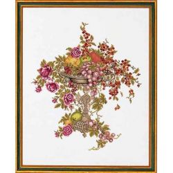 Borduurpakket Kelk met fruit Eva Rosenstand 12-597