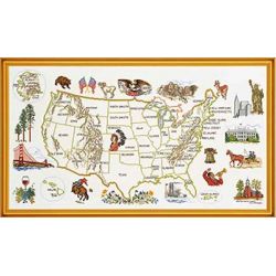 Borduurpakket Verenigde Staten Eva Rosenstand 12-606