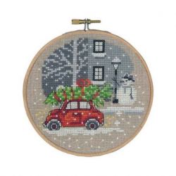 Borduurpakket Red Fiat Permin 13-8240