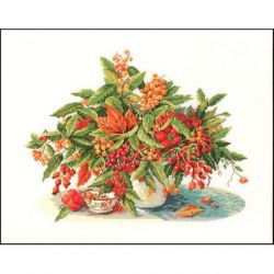 Borduurpakket Gouden bessen Eva Rosenstand 14-261