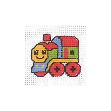 Borduurpakket Train PERMIN 14-3331