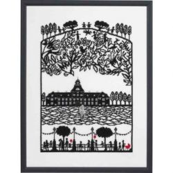 Borduurpakket Papercut Kasteel Eva Rosenstand 14-371