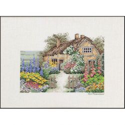 Borduurpakket Engels huisje Eva Rosenstand 14-466