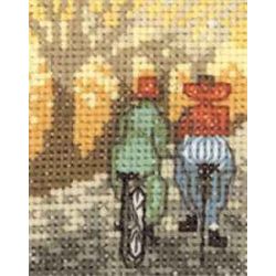 Borduurpakket fietsen Permin 14-6364