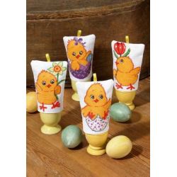 Borduurpakket Eierwarmers kuikens PERMIN 16-6546