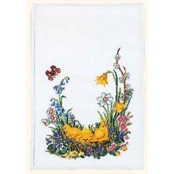 Borduurpakket Loper met kuikens Eva Rosenstand 23-281