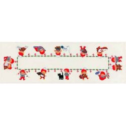 Borduurpakket Kerstloper kabouters Eva Rosenstand 23-294