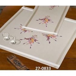 Borduurpakket dekservet drakenbloem Permin 27-0833