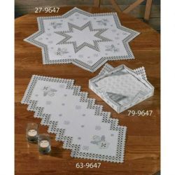 Borduurpakket Winter Hardanger Permin 27-9647