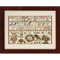 Borduurpakket Merklap 1864 PERMIN 39-4114