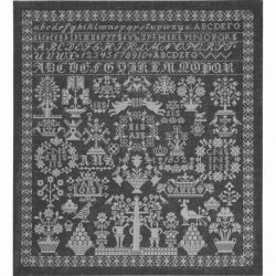 Borduurpakket Grey Namecloth Permin 39-7339