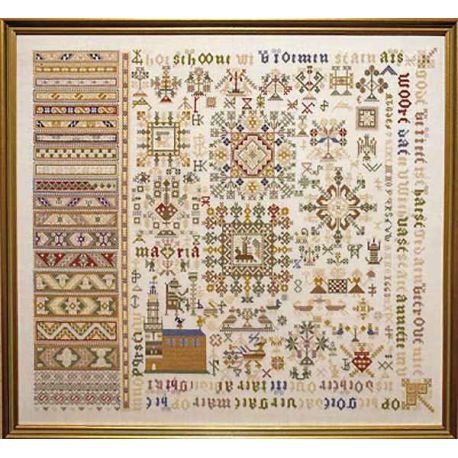 Borduurpakket Merklap 1663 PERMIN 39-8406