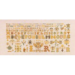 Borduurpakket Letterlap 1724 PERMIN 39-9412