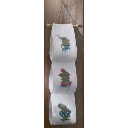 Borduurpakket toiletrolhouder waterplezier Permin 41-1189
