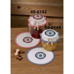 Borduurpakket jampotdeksel braam Permin 49-6143