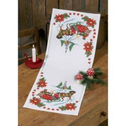 Borduurpakket loper kerk Permin 68-7277