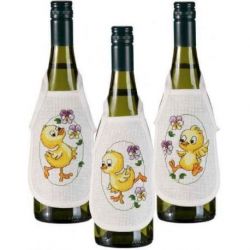 Borduurpakket flessenhangers kuikens Permin 78-7877