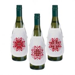 Borduurpakket flessenhangers hardanger ster Permin 78-8647