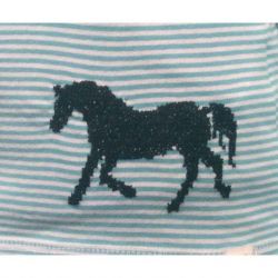 Borduurpakket applicatie paard zwart Permin 79-5813